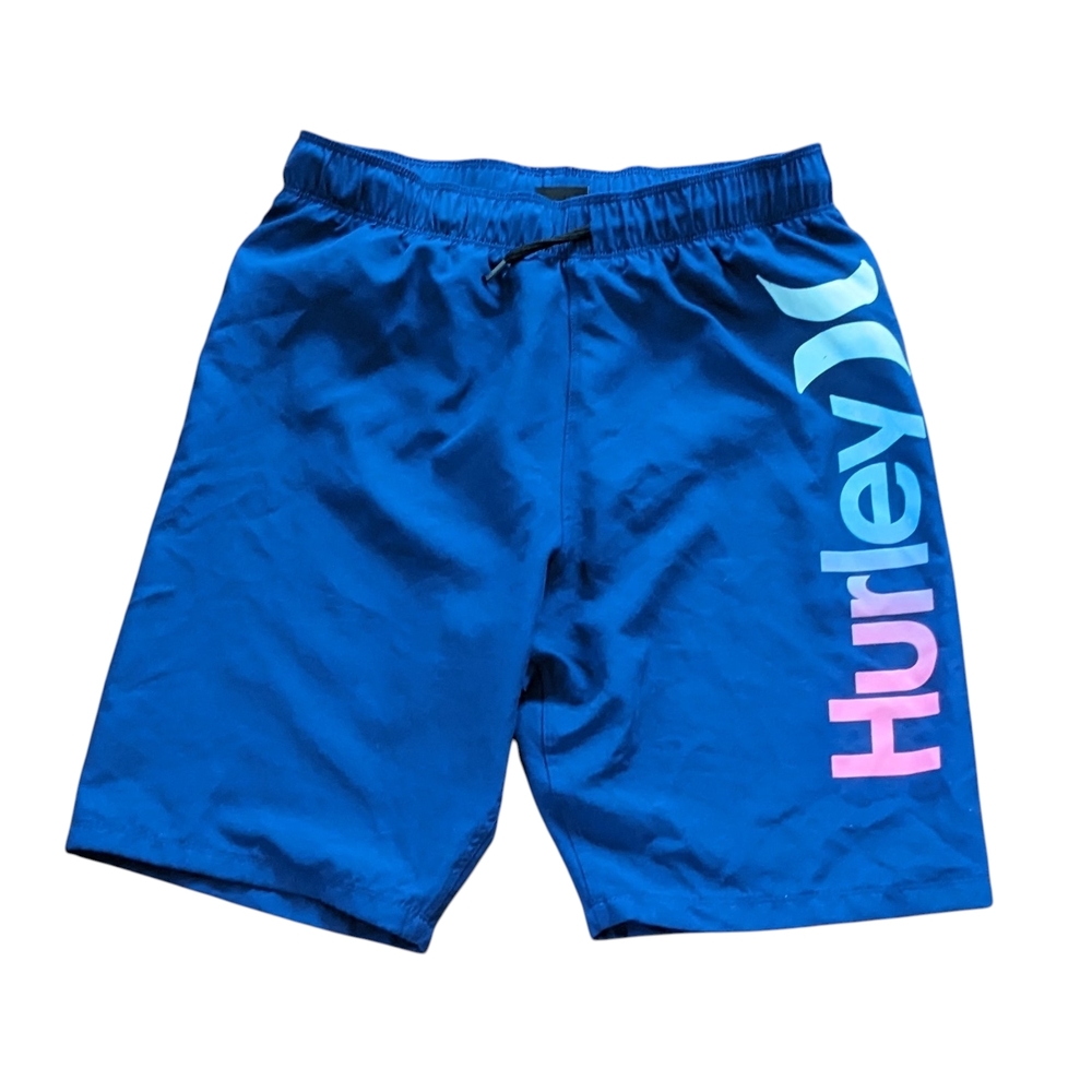HURLEY SWIMSUIT BOYS - 253 SIDE LOGO - BLUE ROYAL - BOARDSHORTS SWIM